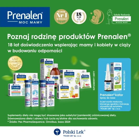 Prenalen Elektrolity, 20 tabletek musujących 