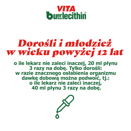 VITA BUERLECITHIN płyn doustny, 1000 ml