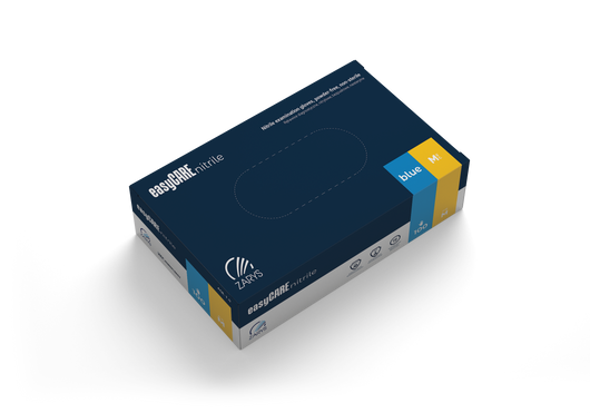 easyCARE nitrile Rękawice diagnostyczne nitrylowe Rozmiar M, 100 sztuk