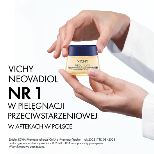 VICHY NEOVADIOL PERI-MENOPAUSE Ujędrniający krem na noc przed menopauzą, 50ml