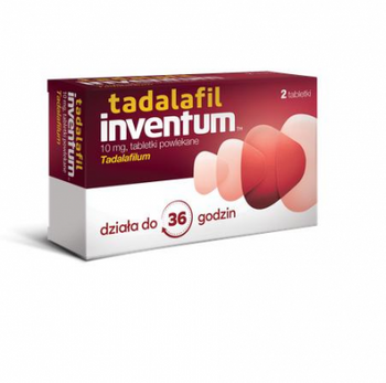 Tadalafil Inventum tabletki powlekane 10mg*2