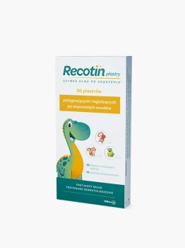 Recotin Plastry łagodzące po ukąszeniu owadów, 30 sztuk