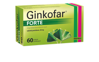GINKOFAR Forte 80mg, 60 tabletek powlekanych