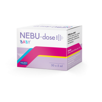 NEBU-DOSE BABY Roztwór soli do inhalacji, 30 ampułek x 5ml