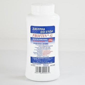 PROFTIN G zasypka do stóp 120 g