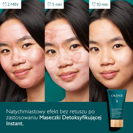 Caudalie Maseczka instant detoksyfikująca, 35ml