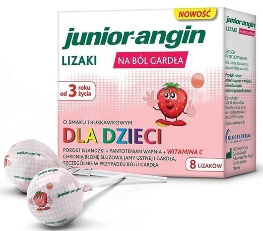 JUNIOR-ANGIN lizaki x 8 sztuk