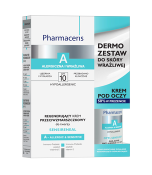 PHARMACERIS A Zestaw Sensireneal krem 30ml + Krem pod oczy 15ml GRATIS