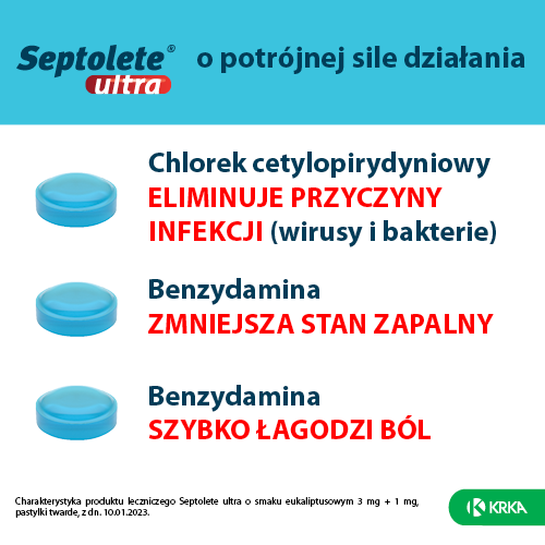 SEPTOLETE ULTRA,  16 pastylek 