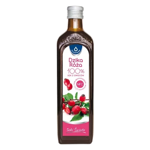 Oleofarm Dzika róża sok 100%, 490 ml