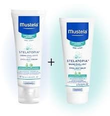 MUSTELA Zestaw małego atopika Krem do twarzy 40ml + Balsam 40ml