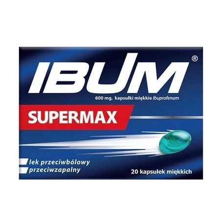 Ibum Supermax kapsułki miękkie 600 mg x 20 sztuk