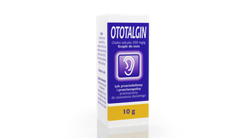 OTOTALGIN 200 mg/g krople do uszu, 10 g