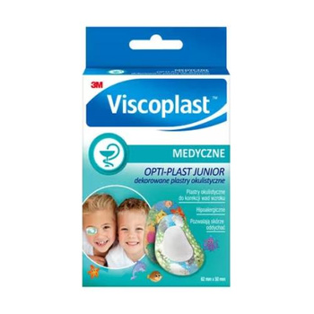 VISCOPLAST OPTI-PLAST Junior dekorowane plastry - 62 x 50 mm, 10 sztuk