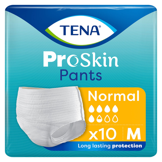Tena Pants ProSkin Normal Rozmiar M (80-110cm) Majtki Chłonne , 10 sztuk  