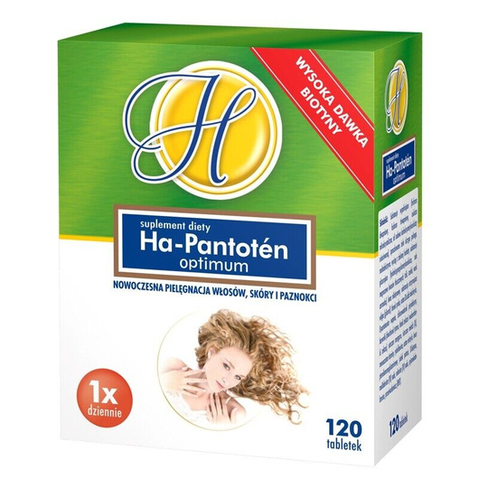 Ha-Pantoten Optimum, 120 tabletek DATA WAŻNOŚCI 31/05/2025