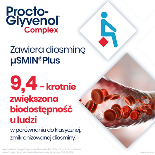 Procto-Glyvenol® Complex, 30 tabletek na hemoroidy.