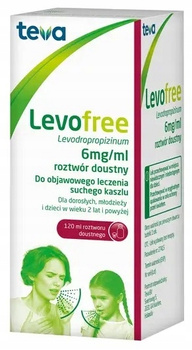 Levofree, 6 mg/ml, roztwór doustny, 120 ml