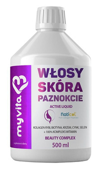 MyVita Włosy skóra paznokcie płyn x 500ml