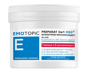 EMOTOPIC Preparat 3w1 Intensywnie Natłuszczający do ciała 400ml+100ml w prezencie