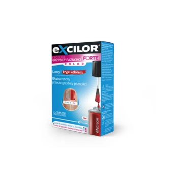Excilor Forte Color Red Lakier leczniczy do paznokci, 30 + 8 ml