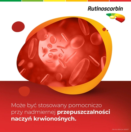 Rutinoscorbin (25 mg + 100 mg), 90 tabletek powlekanych