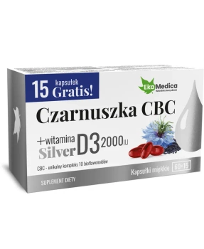 EkaMedica Czarnuszka Cbc Silver, 75 kapsułek