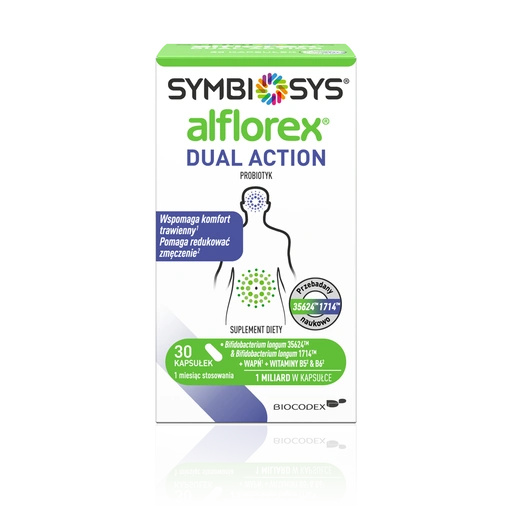 Symbiosys Alflorex Dual Action, 30 kapsułek