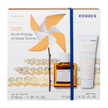 Korres Cashmere Kumquat Zestaw Woda perfumowana + Mleczko do ciała