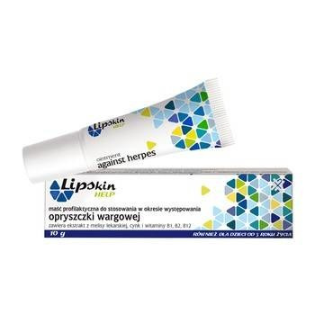 Lipskin HELP profilaktyka opryszczki wargowej, Maść 10 g