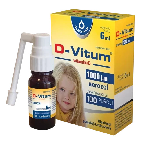 D-Vitum 1000 j.m. Aerozol, 6 ml