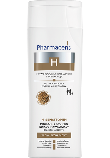 Pharmaceris H H-Sensitonin Micelarny szampon kojąco-nawilżający do skóry wrażliwej, 250 ml