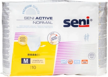 SENI ACTIVE Normal M, Pielucho-majtki, 10 sztuk