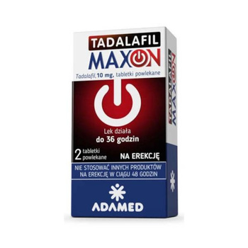 Tadalafil MAXON tabletki powlekane 0,01g, 2 tabletki