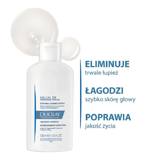 DUCRAY KELUAL DS Specjalistyczny Szampon przeciwłupieżowy, 100ml