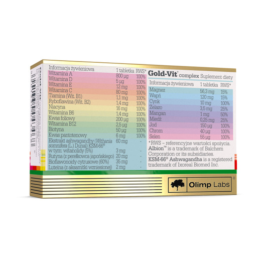 OLIMP Gold-Vit Complex, 30 tabletek