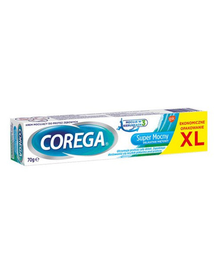 COREGA Super Mocny delikatnie miętowy 70g