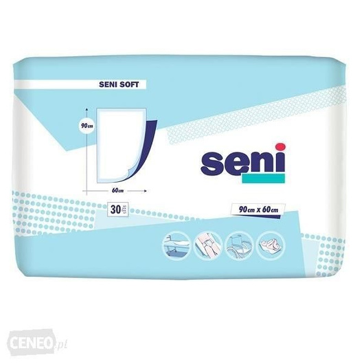 SENI SOFT SUPER Podkłady chłonne 60x90 cm x 5 sztuk