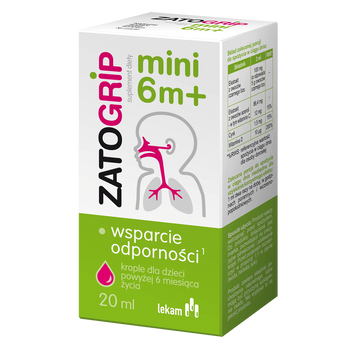 Zatogrip Mini 6 m+ Krople, 30 ml