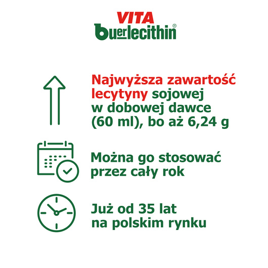 VITA BUERLECITHIN płyn doustny, 1000 ml