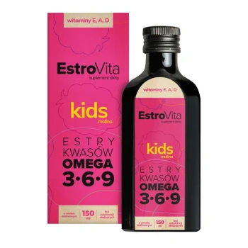 Estrovita Kids o smaku malinowym, 150 ml