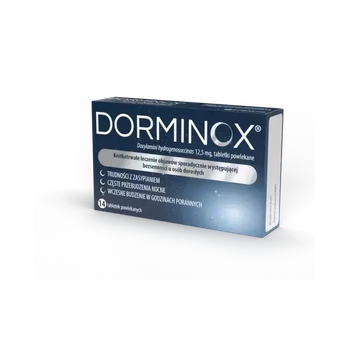 Dorminox 12,5 mg, 14 tabletek powlekanych