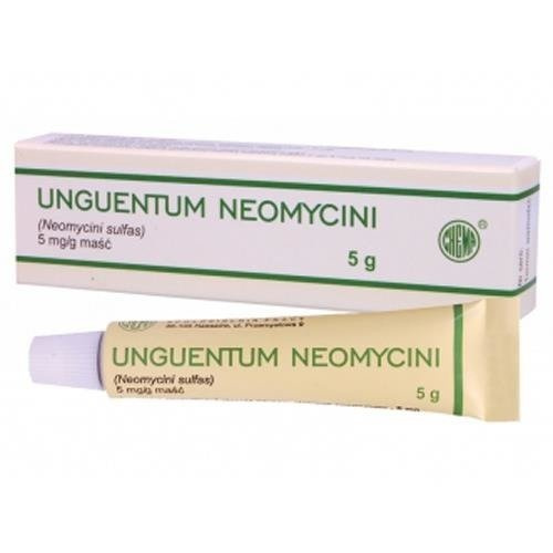 UNGUENTUM NEOMYCINI 5 mg/g maść 5 g