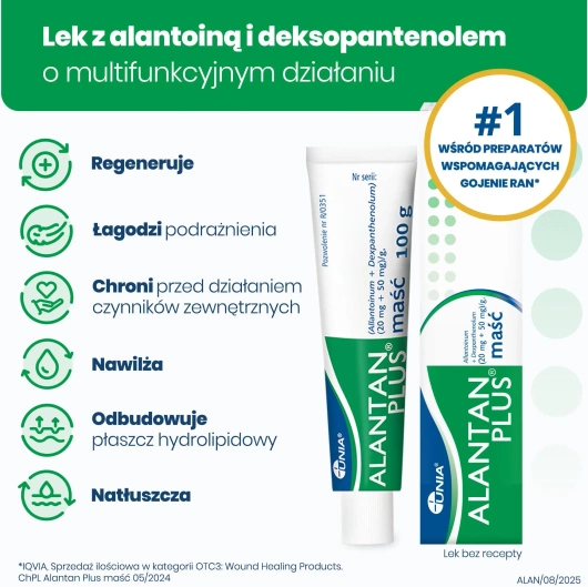 Alantan Plus Maść (20mg+50mg)/g, 100 g