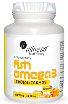 Aliness Fish Omega 3 Trójglicerydy, 60 kapsułek