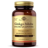 Solgar Ginkgo Biloba, 60 kapsułek