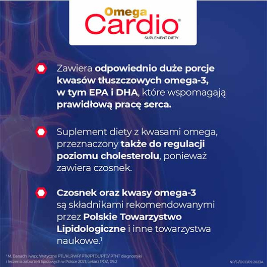 Omega Cardio kapsułki, 60 sztuk DATA WAŻNOŚCI 28/02/2026