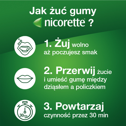 Nicorette Icy White Gum guma do żucia 4mg, 105 sztuk 