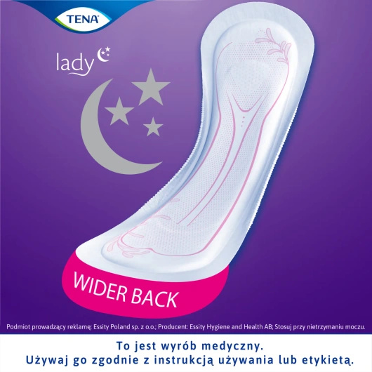 Tena Lady Maxi Night Podpaski urologiczne, 6 sztuk