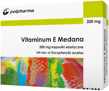 VITAMINUM E Medana 0,2g, 20 kapsułek elastycznych